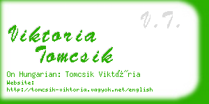 viktoria tomcsik business card